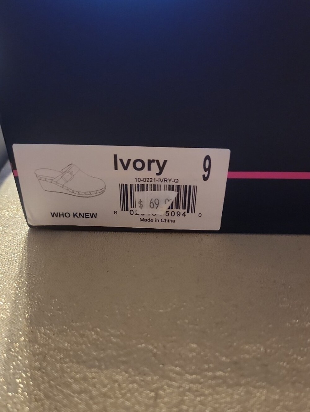 Corkys Ivory Cork Wedge Studded Mule - Picture 5 of 5